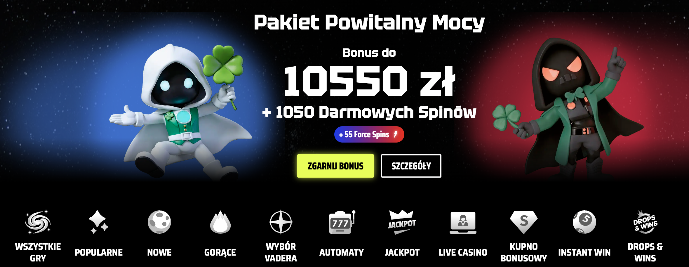 SlotsVader Kasyno Online Bonus